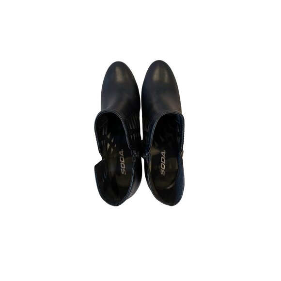 Women's Soda Booties Black 9 - Picture 5 of 5